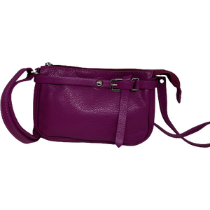 Cross body nahkainen pikkulaukku