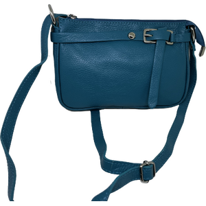 Cross body nahkainen pikkulaukku