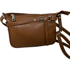 Cross body nahkainen pikkulaukku