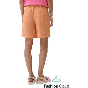 S. Oliver vaalean oranssit pellavaiset shortsit