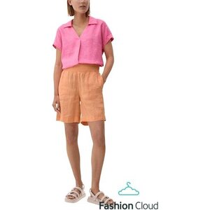 S. Oliver vaalean oranssit pellavaiset shortsit
