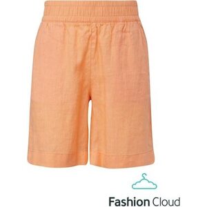 S. Oliver vaalean oranssit pellavaiset shortsit