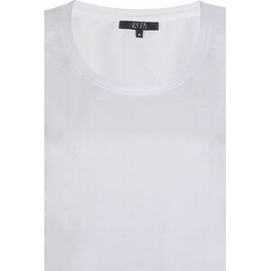 Ze-Ze White sleeveless lace top