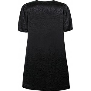 Zhenzi čierna leopardikuvioinen Rosalie mekko