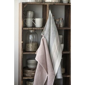 Ib Laursen roosanvärinen vohvelipyyhe 50 * 70 cm