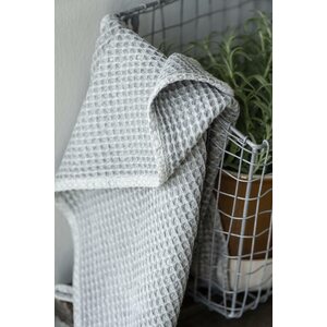Ib Laursen グレー vohvelipyyhe 50 * 70 cm