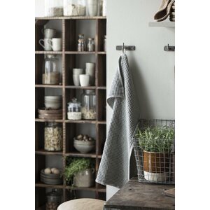 Ib Laursen グレー vohvelipyyhe 50 * 70 cm