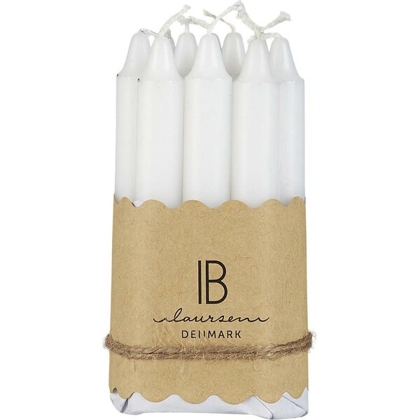 Ib Laursen 10 kpl paketti ohuita enkelikello kynttilöitä