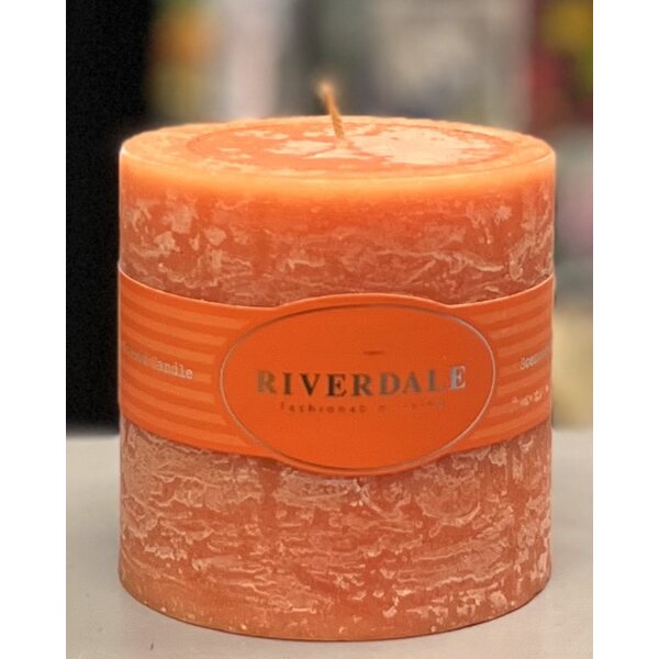 Riverdale narancssárga tuoksukynttilä, 10 * 10 cm