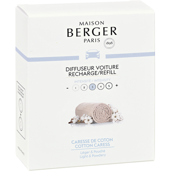 Maison Berger autoraikastimen täyttöpakkaus puuvilla - cotton