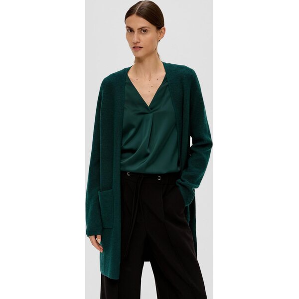 S. Oliver Dark Forest green neuletakki zmes vlny