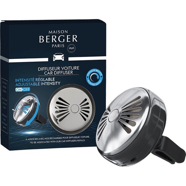 Maison Berger Adjustable autoraikastin, Chrome