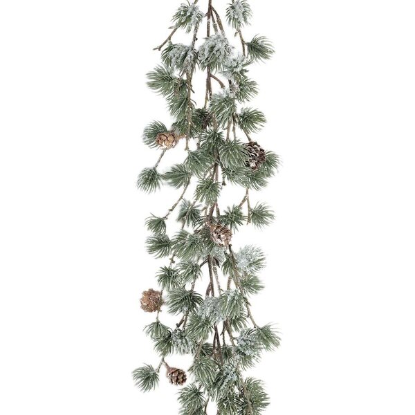 Mr. Plant spruce garland with cones