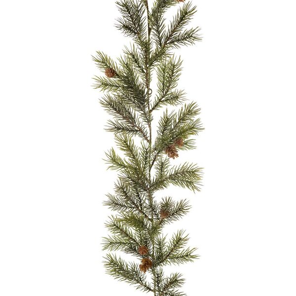 Mr. Plant spruce garland with cones