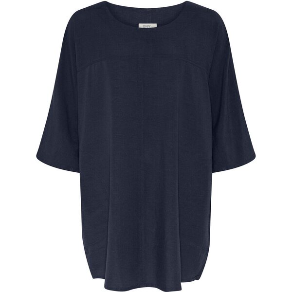 DNY Donkerblauw pellavatunika Simi