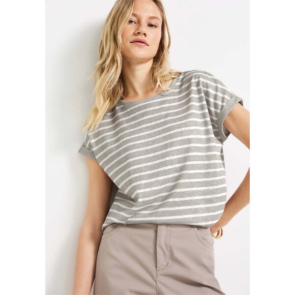 Street One naisten lyhythihainen Stripes t-paita