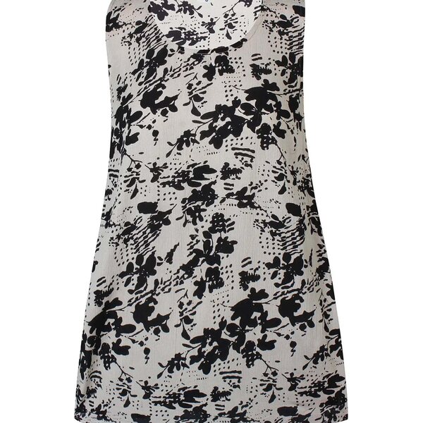 Ze-Ze White sleeveless lace top