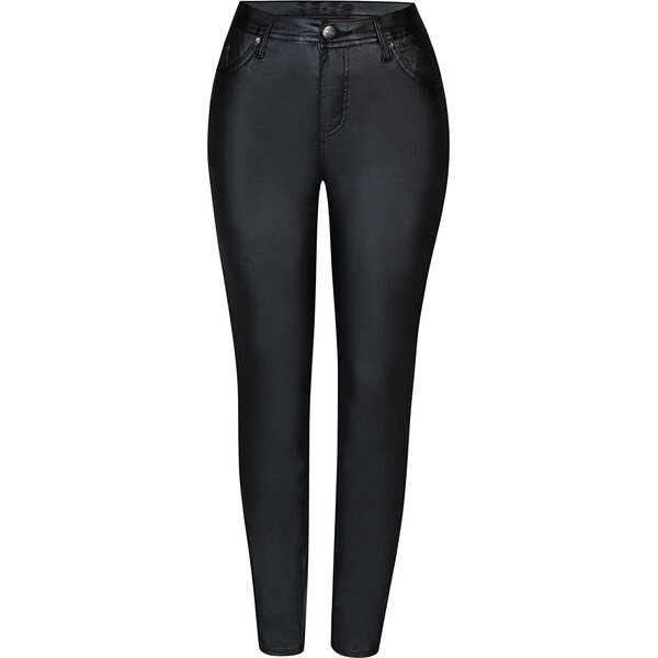 Ze-Ze naisten mustat koutatut shape pantalones