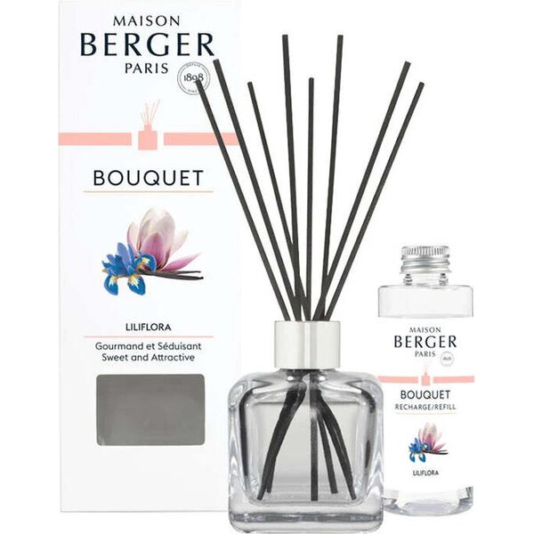 Maison Berger huonetuoksu tikuilla Liliflora