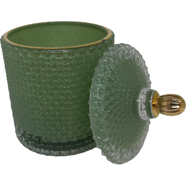 Ib Laursen roheline kannellinen lasipurkki