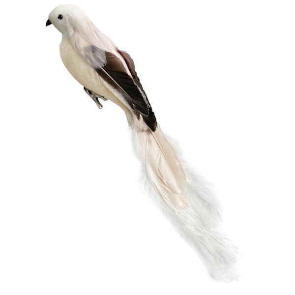 Shishi kermanvärinen lintu koriste 45 cm