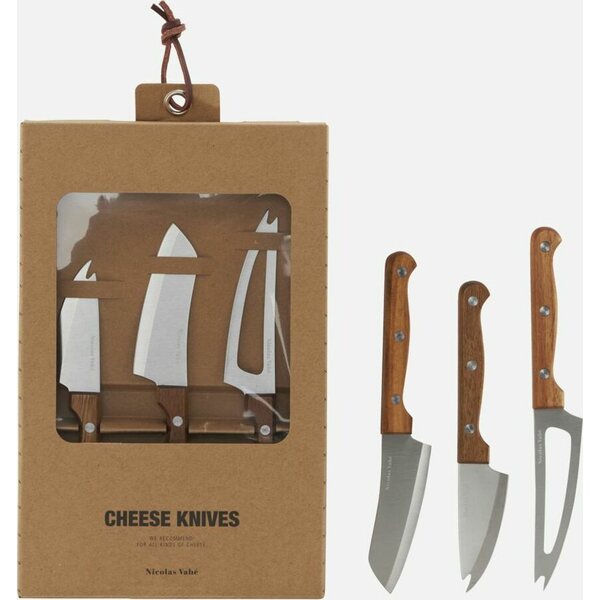 Nicolas Vahé set of three cheese knives