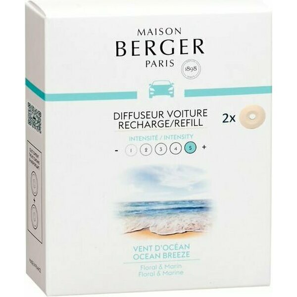 Maison Berger autoraikastimen täyttöpakkaus ocean breeze - merituuli